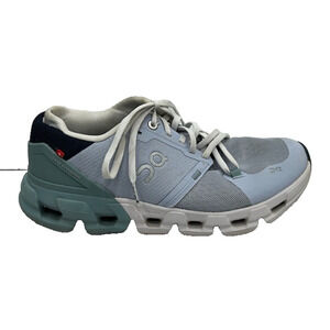 ON Womens Cloudflyer Running Shoes Lace-Up Low Top Nimbus/Cobble-Blue Size‎ 7.5